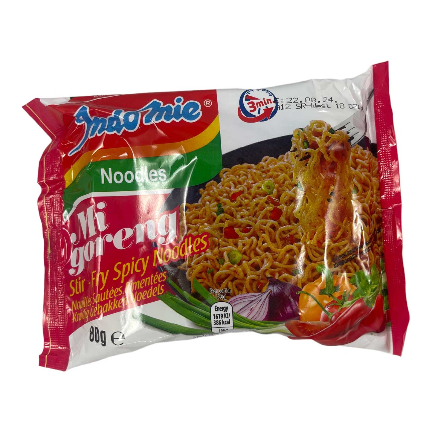 Indomie Hot & Spicy, Mi Goreng Instant Nudeln 80g