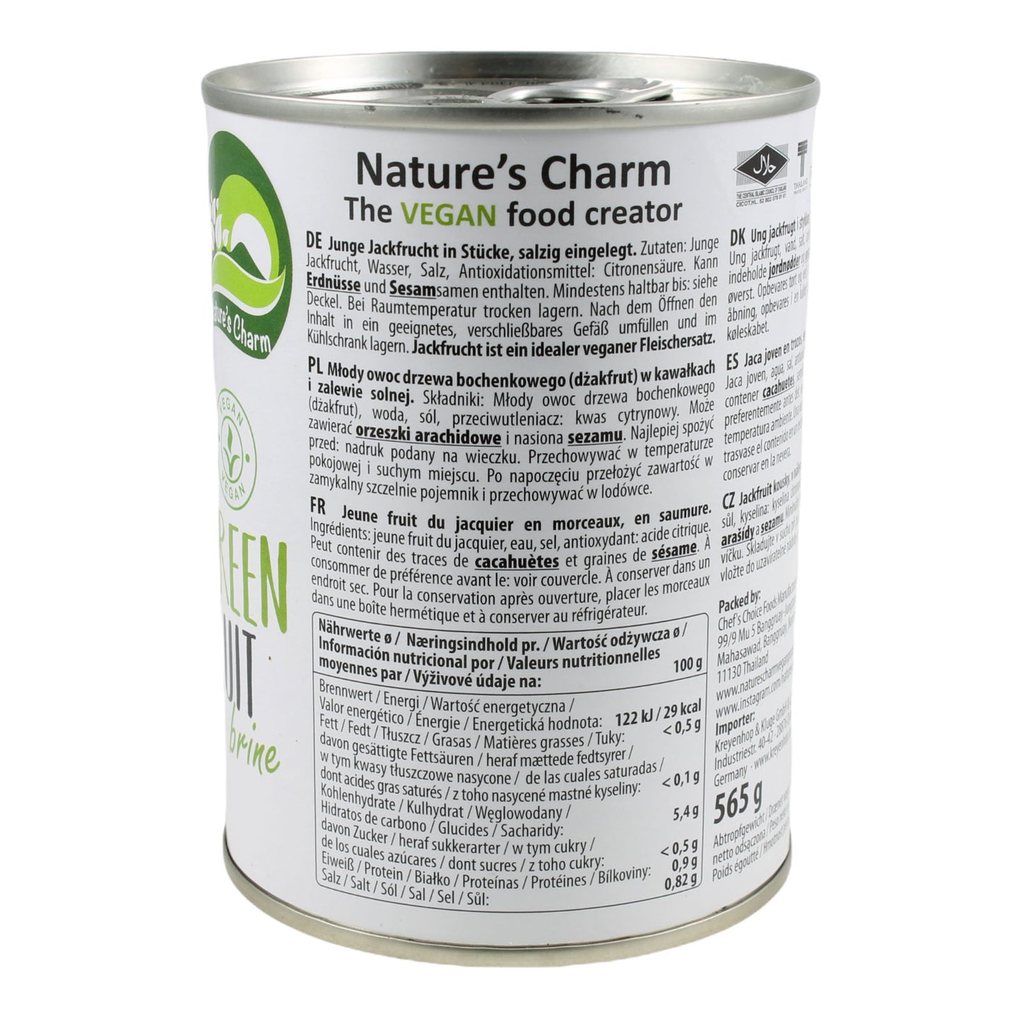 Nature's Charm Jackfrucht grün, jung 300g