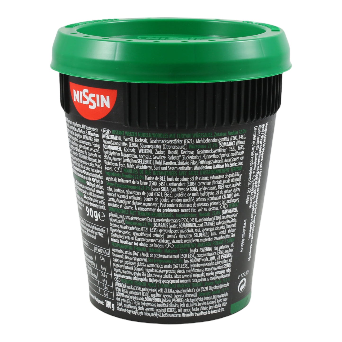 Nissin Teriyaki Sobanudeln im Becher 90g