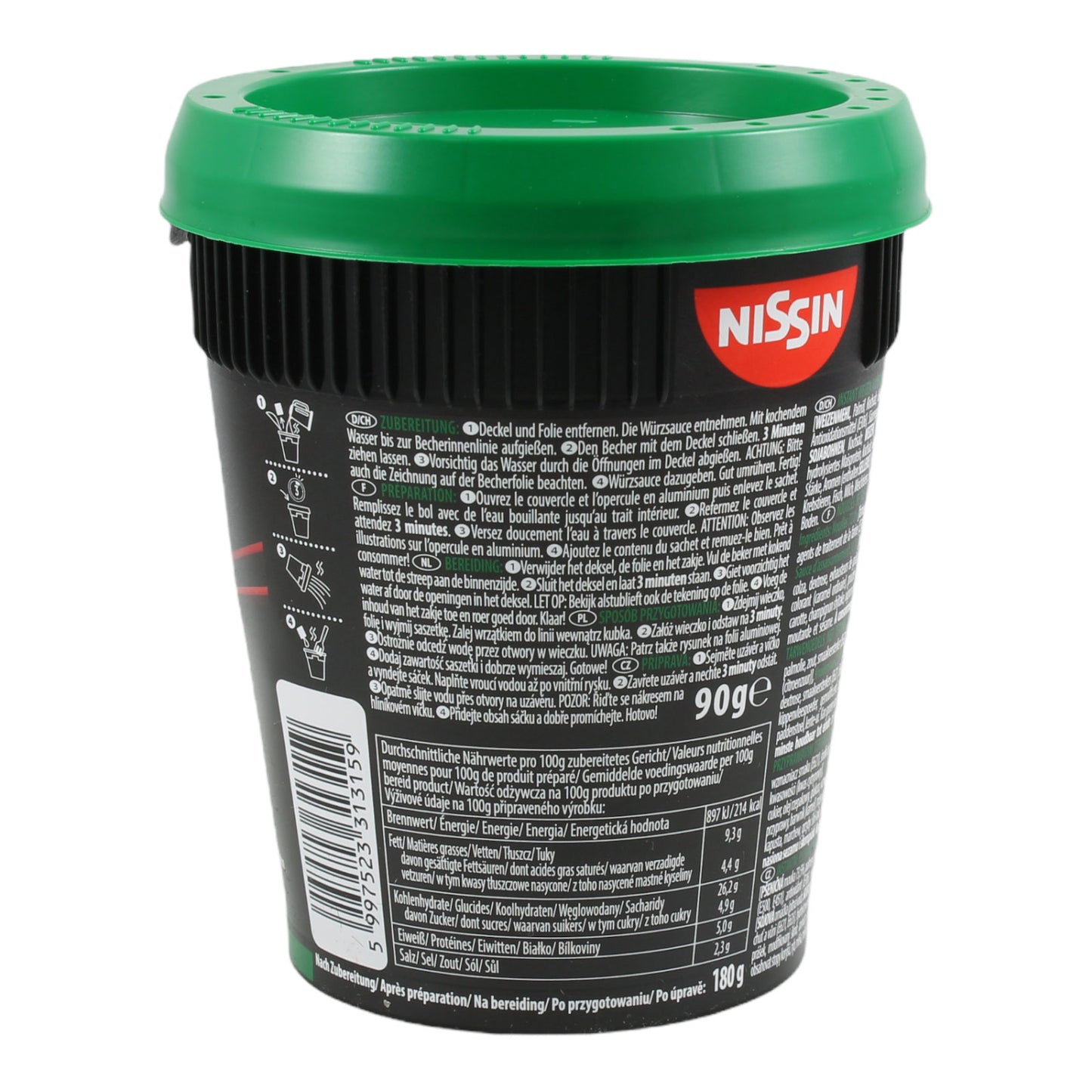 Nissin Teriyaki Sobanudeln im Becher 90g