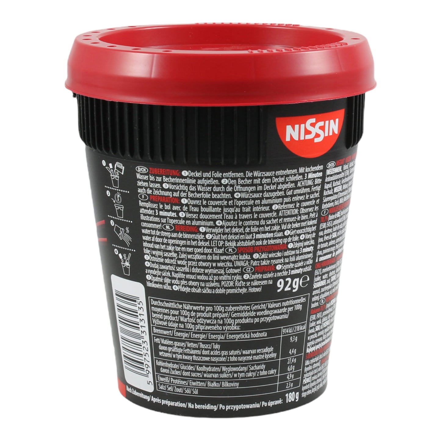 Nissin Chili Sobanudeln im Becher 92g