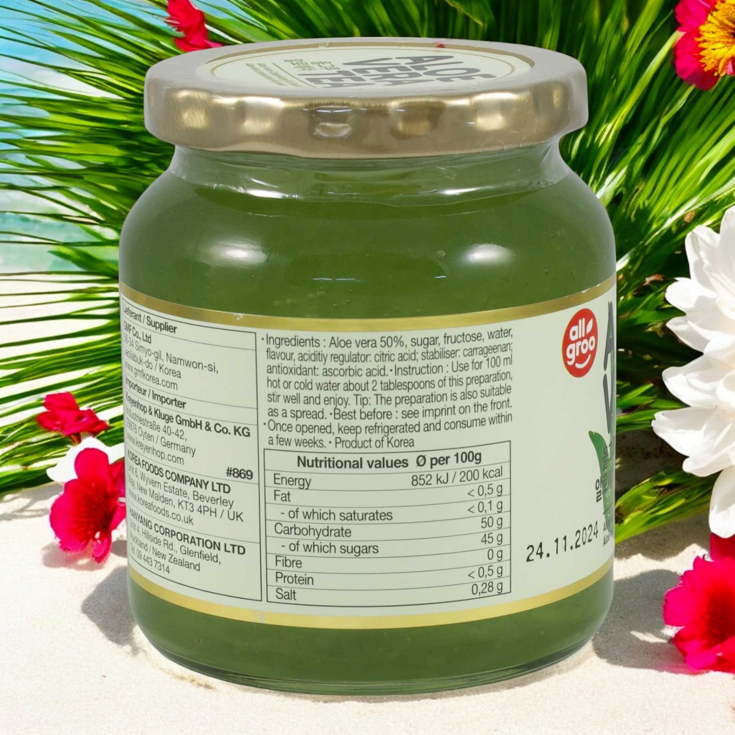 allgroo Aloe Vera Tee 400g