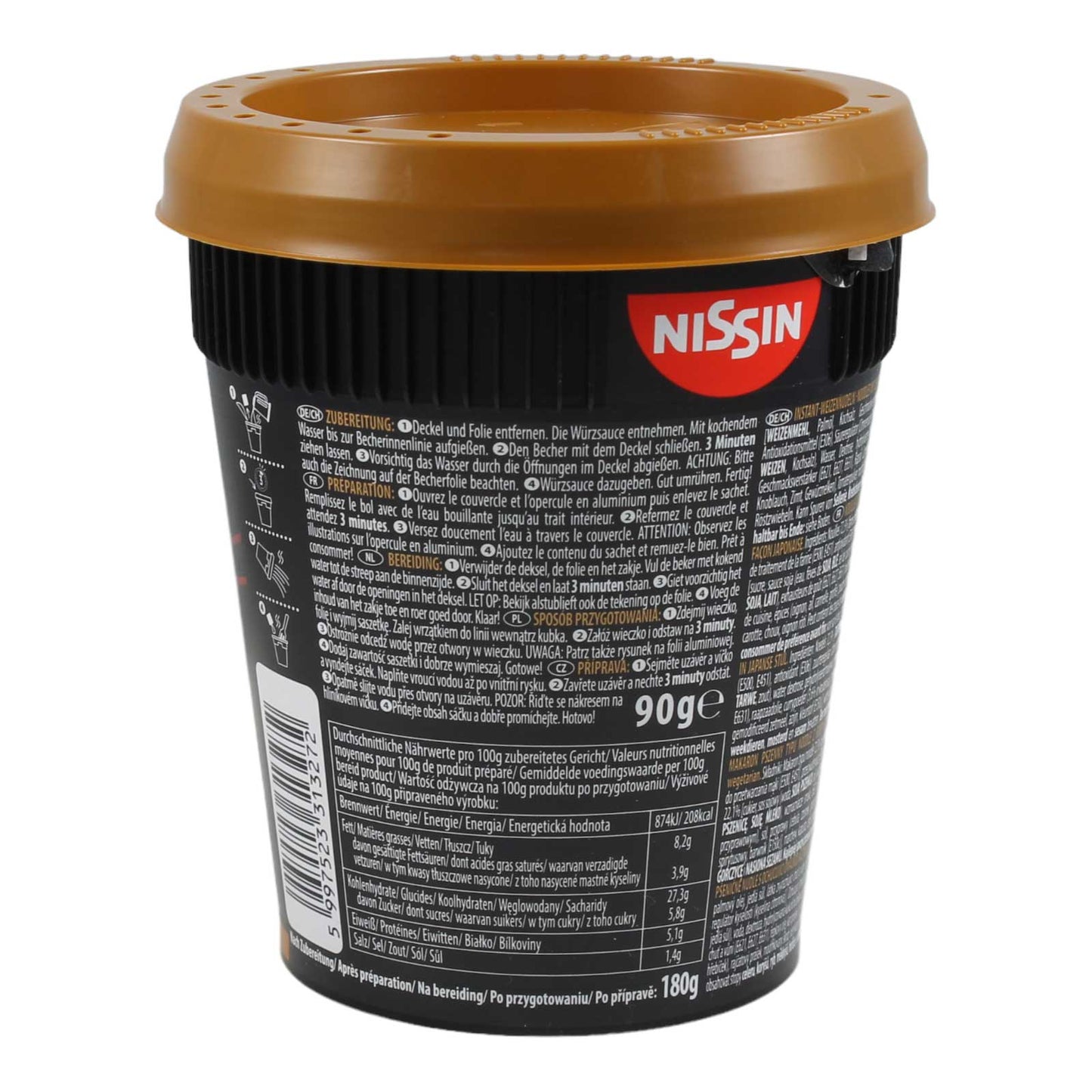 Nissin Japanisches Curry Sobanudeln im Becher 90g