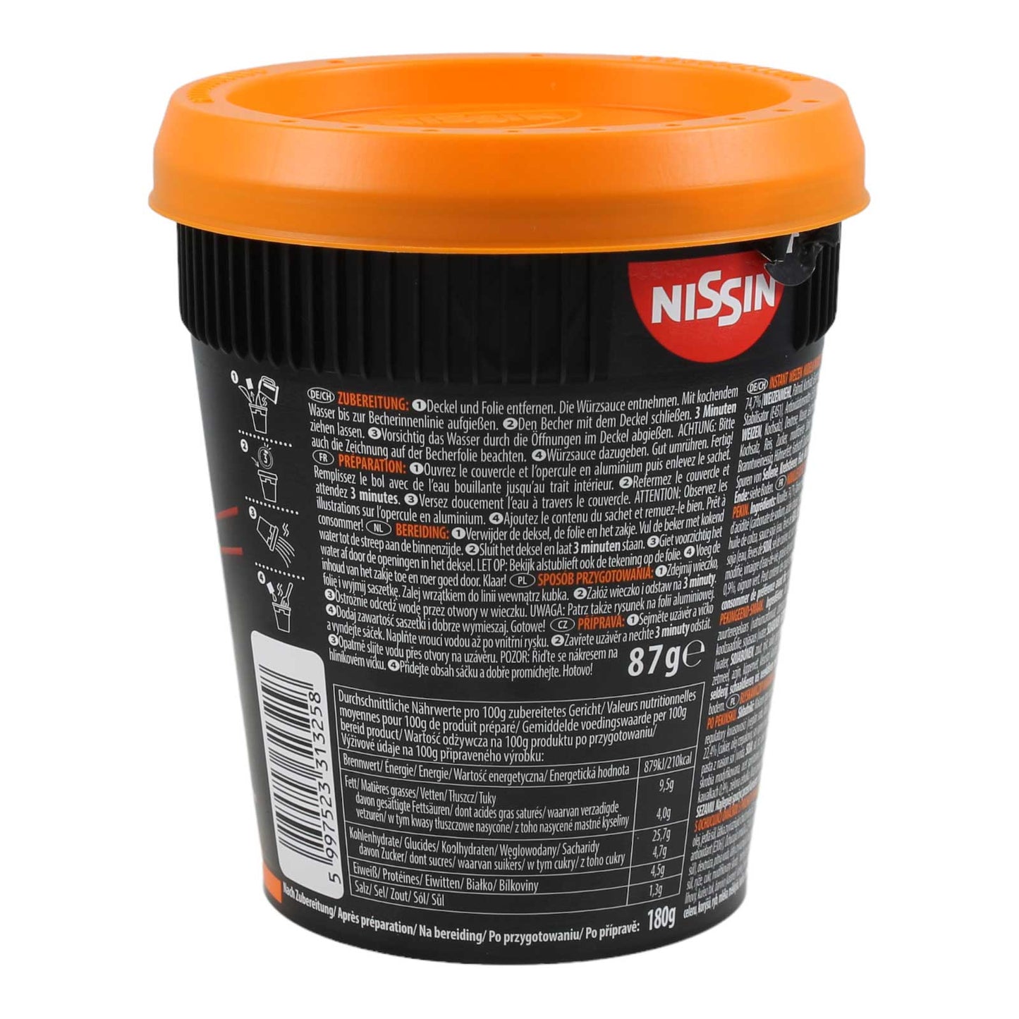 Nissin Peking Ente Sobanudeln im Becher 87g