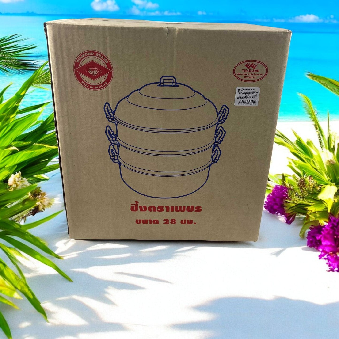Diamond Aluminium Dampfkochtopf 28cm