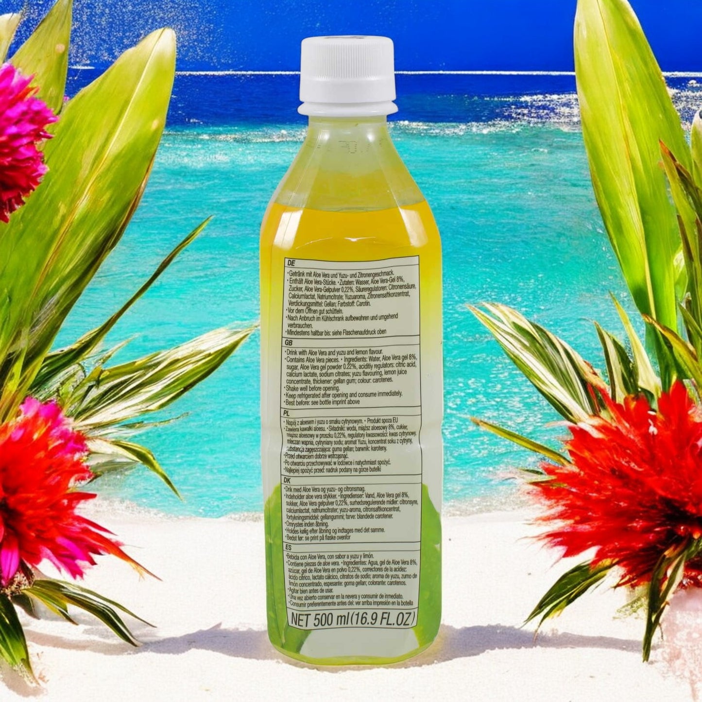 allgroo Aloe Vera Getränk zzgl. 25cent Pfand, EINWEG, mit Yuzu & Zitrone 500ml