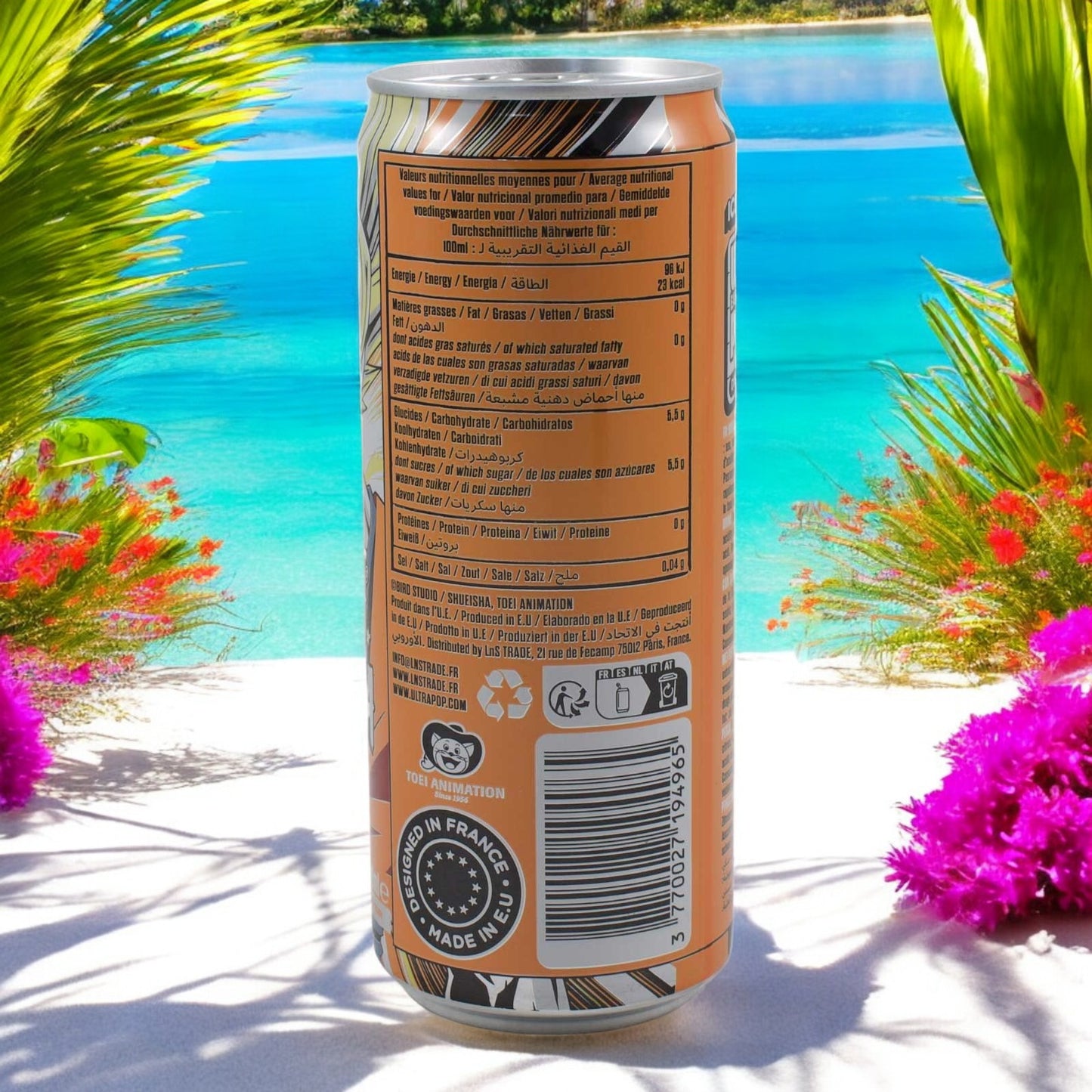 Ultra Ice Tea Pfirsisch Eistee zzgl. 25cent Pfand, EINWEG, Dragonball Z Son Goku 330ml