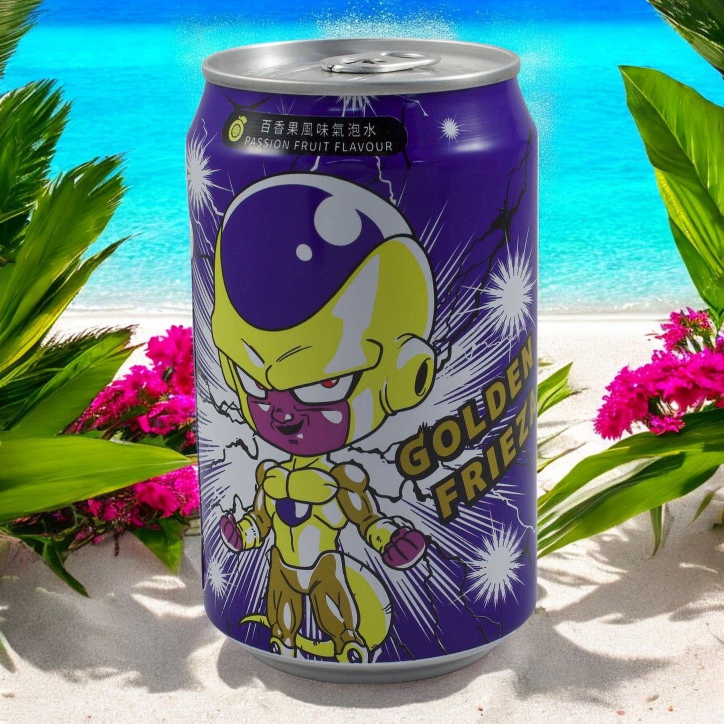 Ultra Ice Tea Passionsfrucht Erfrischungsgetränk zzgl. 25cent Pfand, EINWEG, Gold, Dragon Ball Frieza 330ml