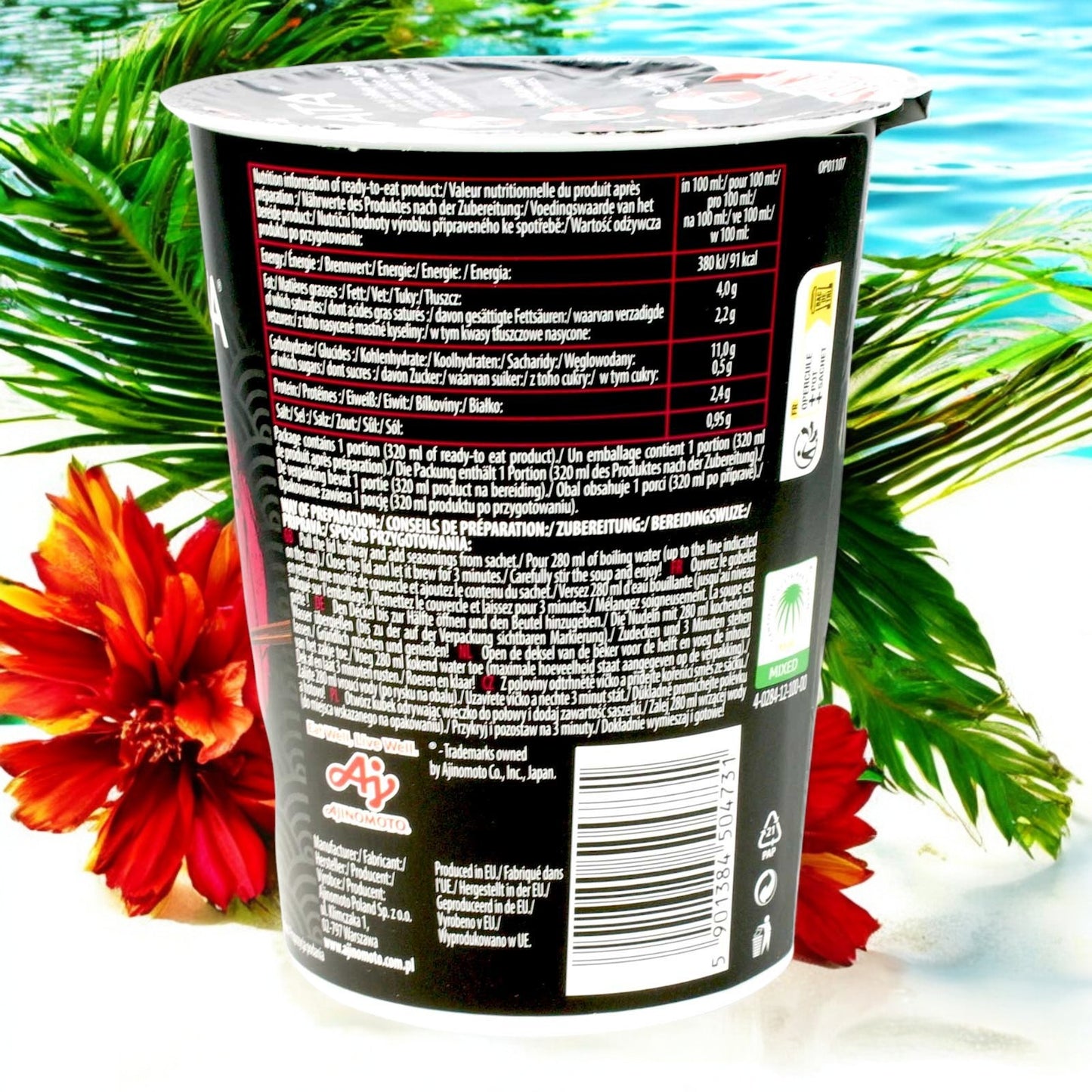 Oyakata Schwein, Ramen Instant Nudeln im Becher 62g