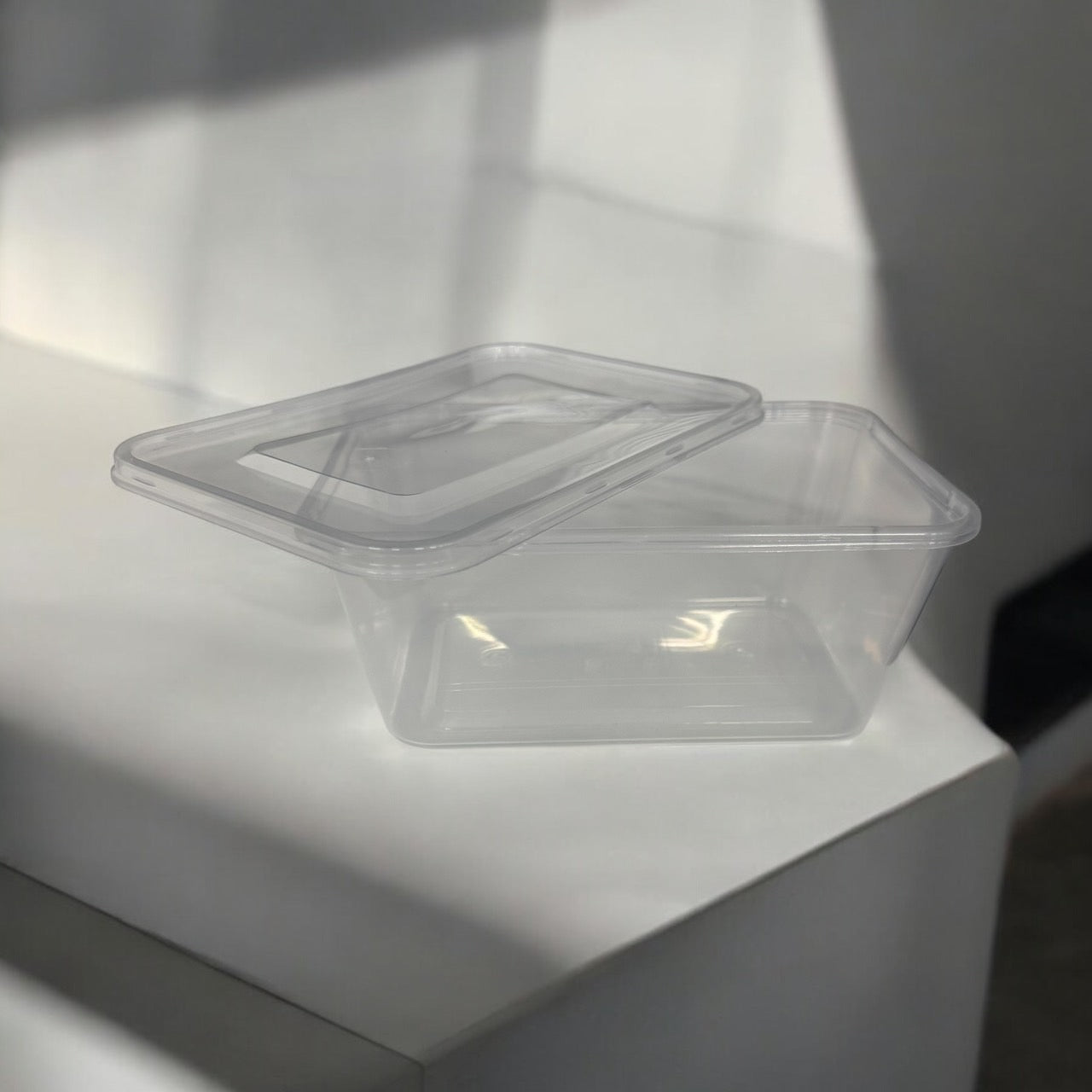 25x Fiesta Kunststoff Mikrowellenbehälter, Plastikdose, Gastronomie, Imbiss 1l