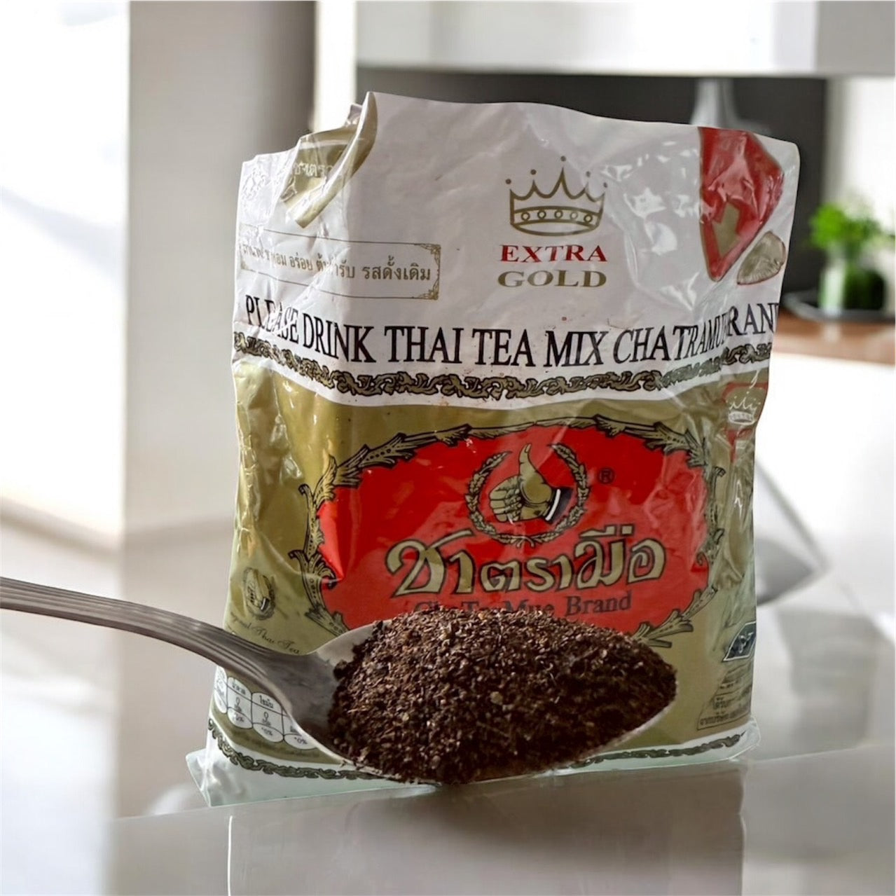 Cha Tra Mue Extra Gold Roter Tee mit Vanillegeschmack aus Thailand 400g