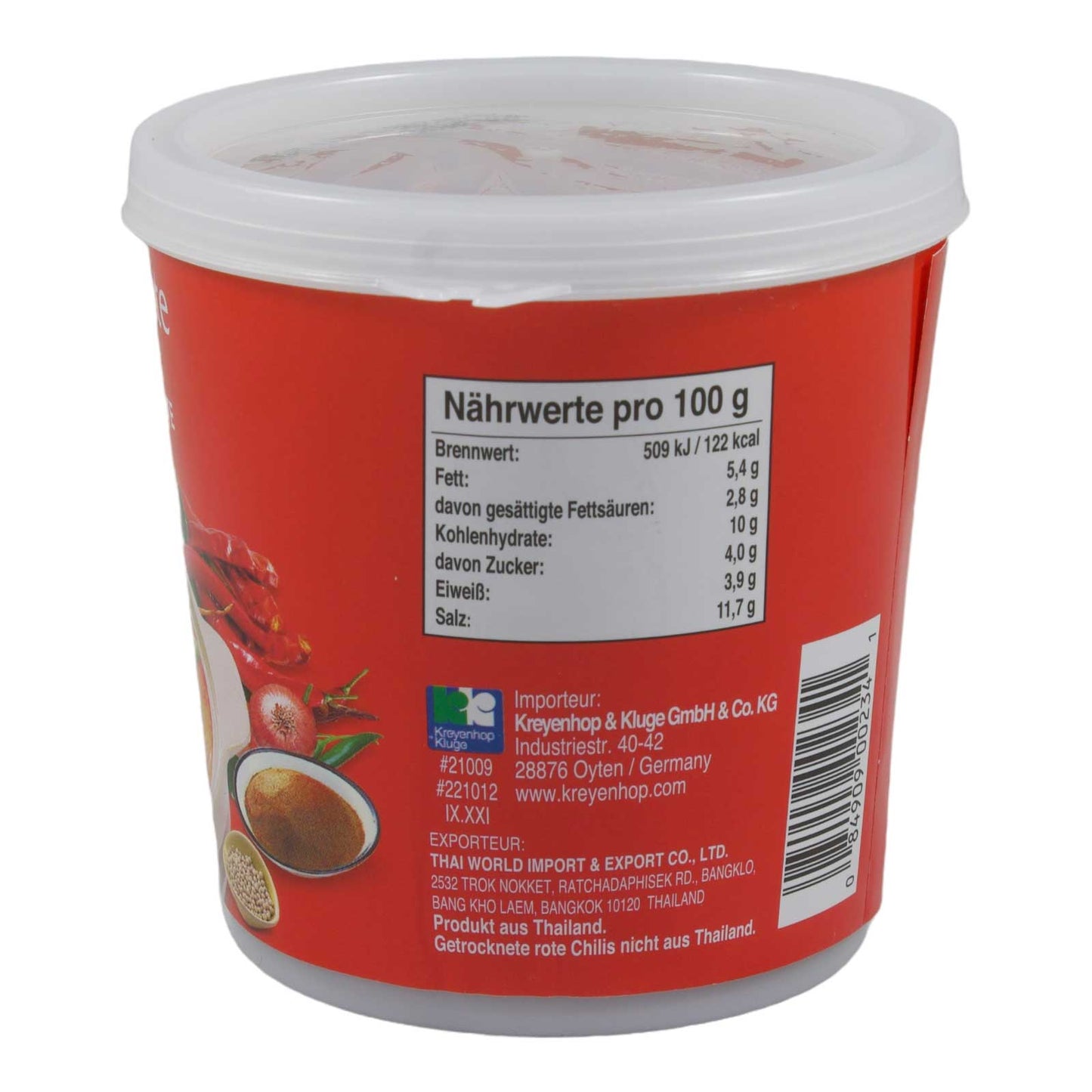 COCK Rote Currypaste 400g