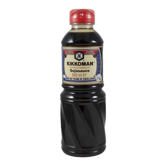 Kikkoman 2er Pack Sojasauce 500ml, 1l
