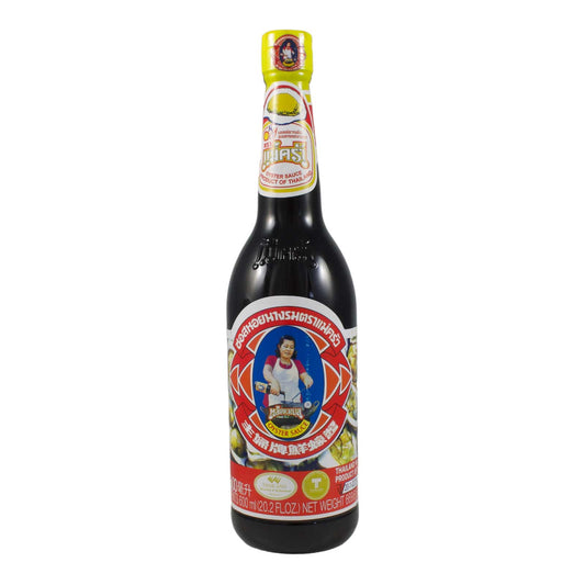 MaeKrua pack of 3 oyster sauce 600ml, 1.8l