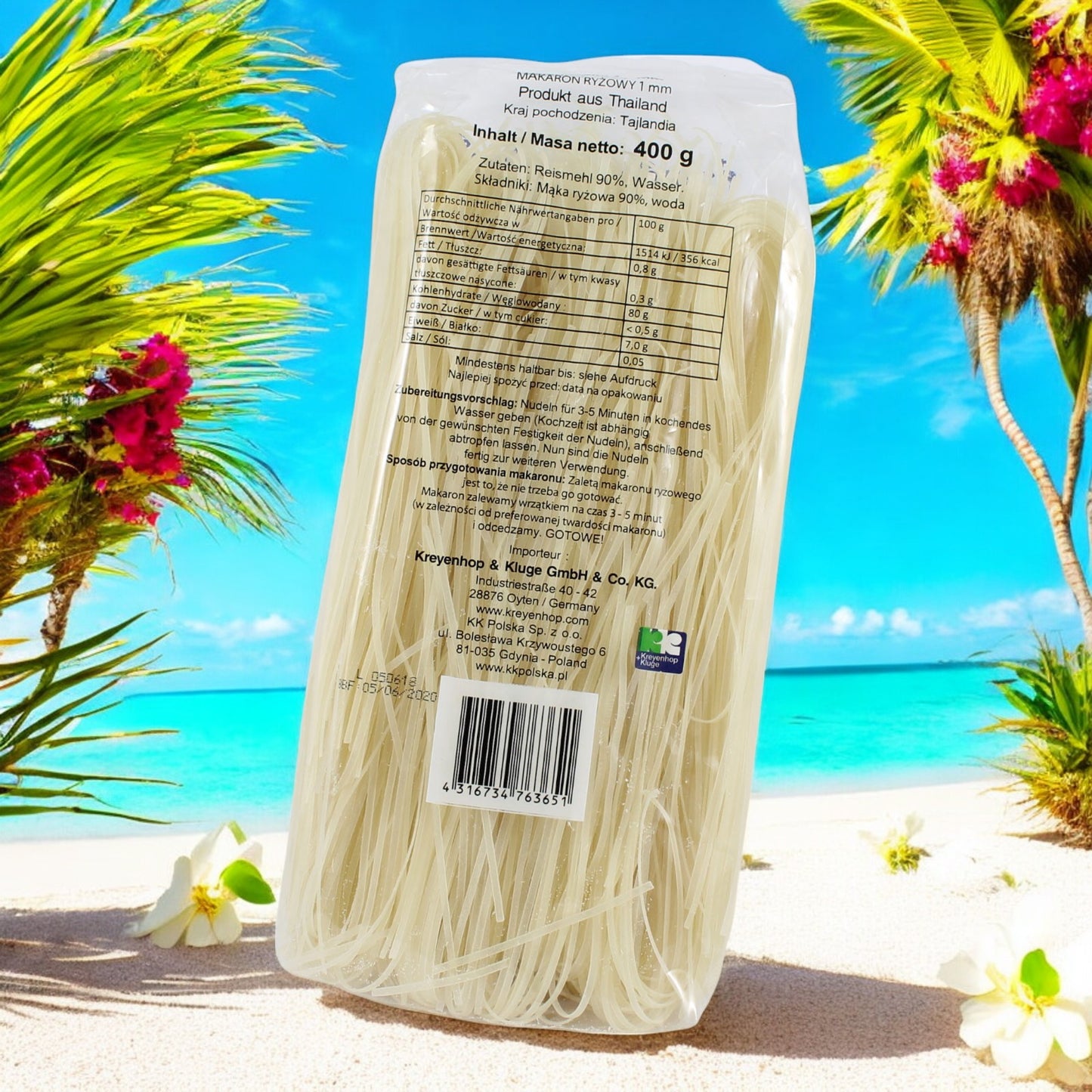 Farmer Brand Reisnudeln Glutenfrei, 1mm 400g