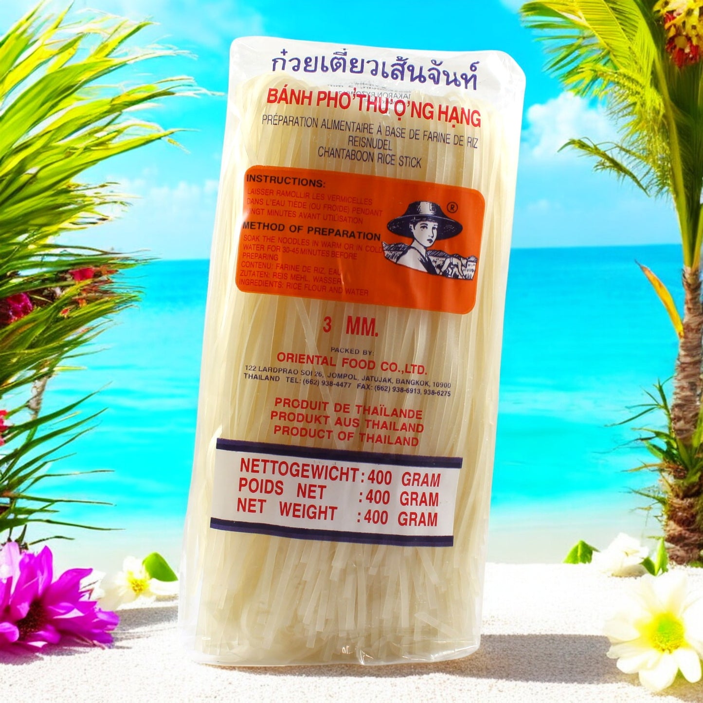 Farmer Brand Reisnudeln Glutenfrei, 3mm 400g
