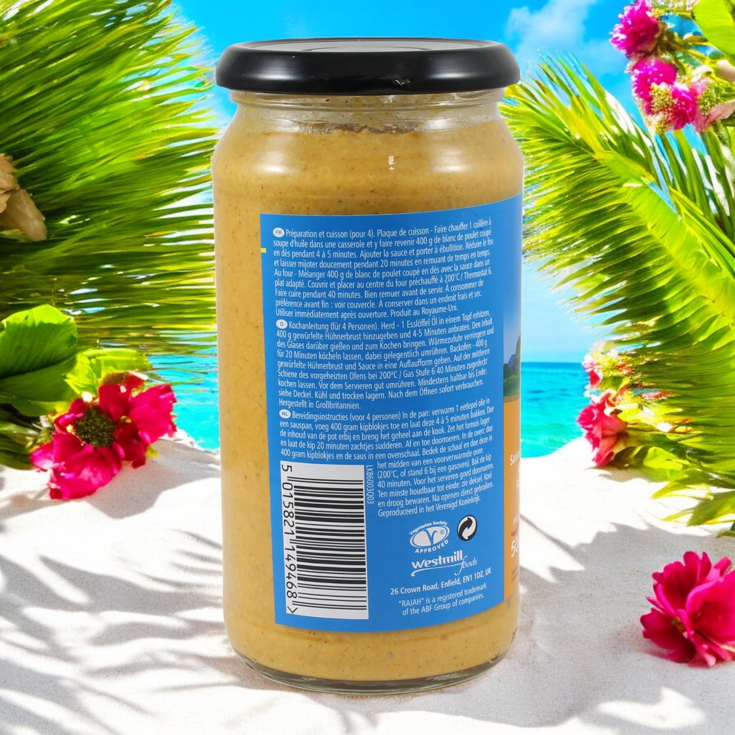 Rajah Korma Kokosnuss Currysauce 500g