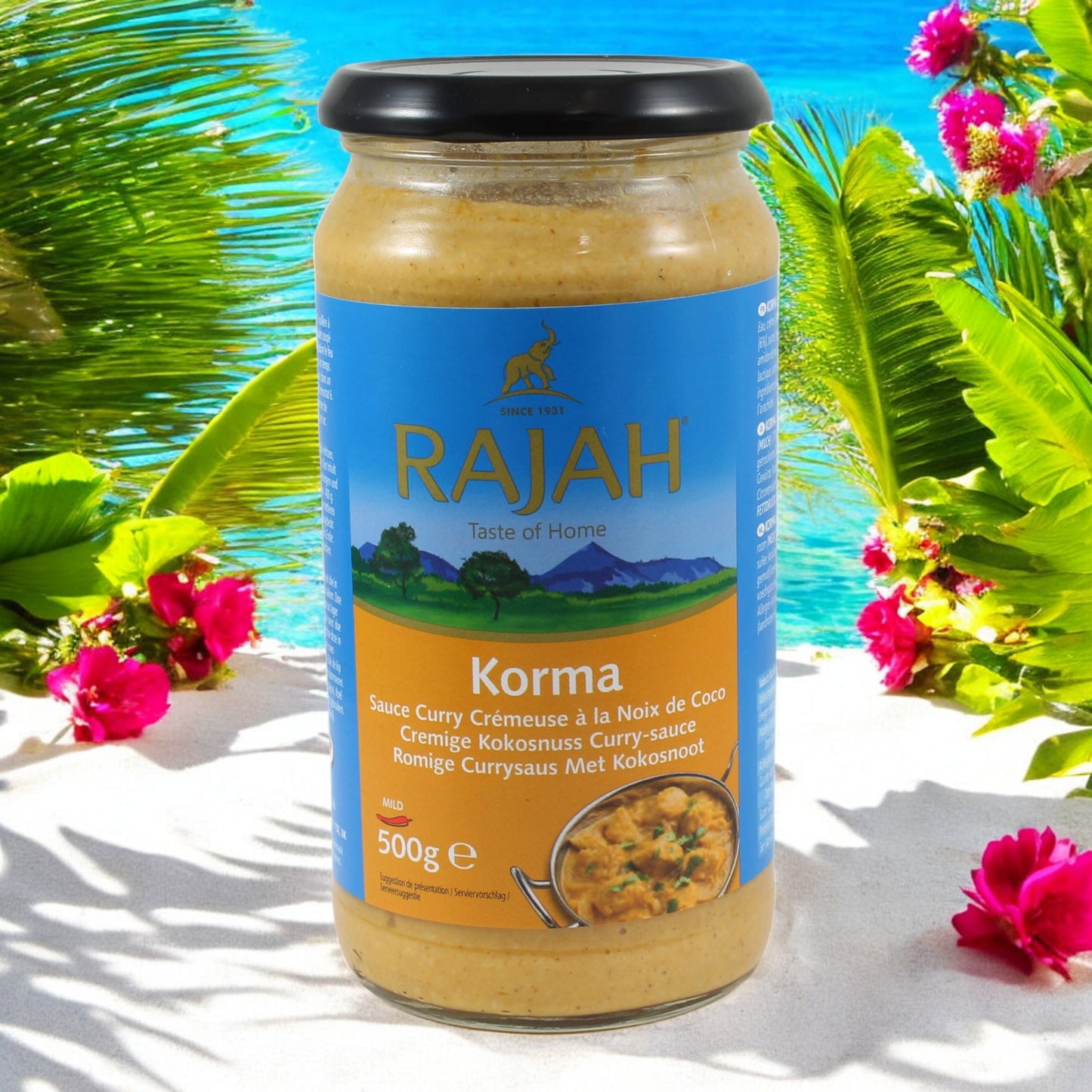 Rajah Korma Kokosnuss Currysauce 500g