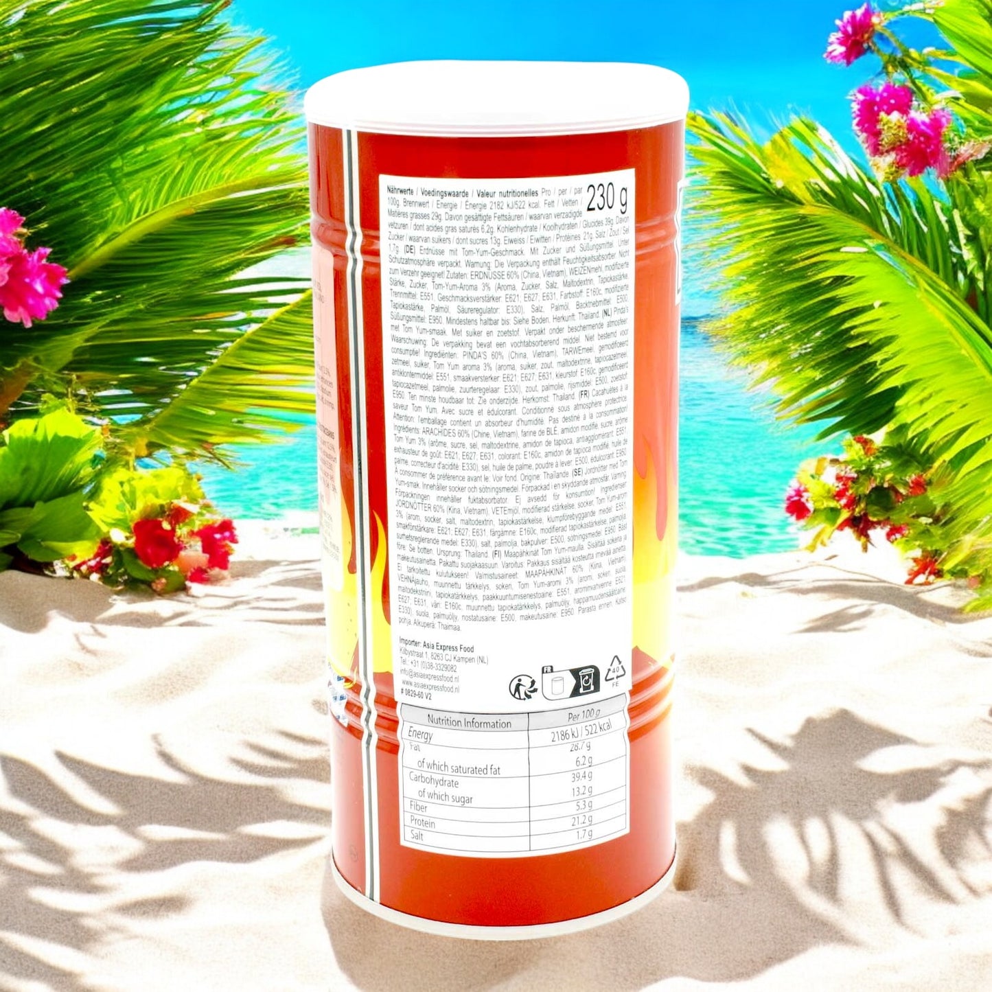 Koh-Kae Erdnüsse mit Tom Yum Geschmack 230g