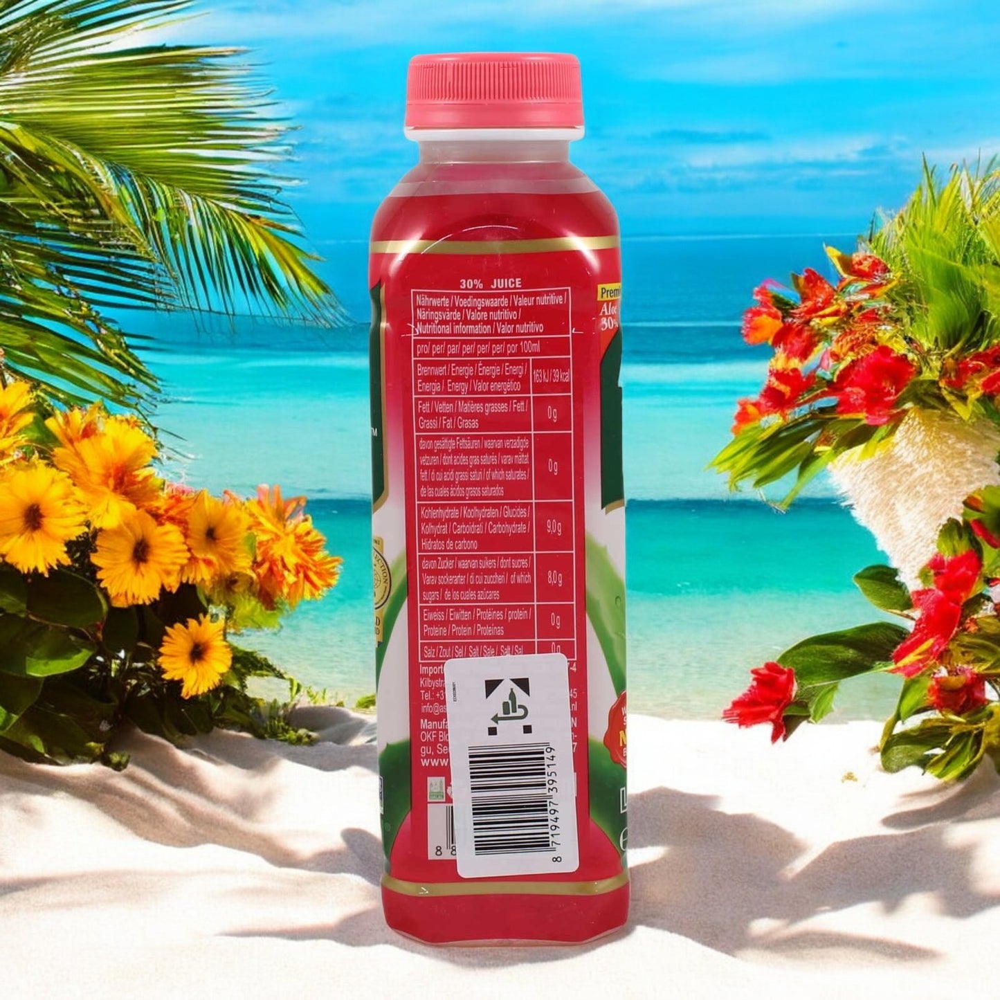 OKF Litschi Aloe Vera Getränk zzgl. 25cent Pfand, EINWEG 500ml