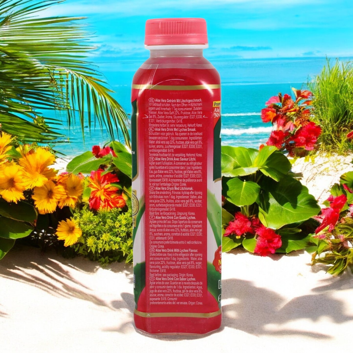 OKF Litschi Aloe Vera Getränk zzgl. 25cent Pfand, EINWEG 500ml