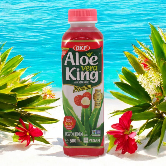 OKF Litschi Aloe Vera Getränk zzgl. 25cent Pfand, EINWEG 500ml