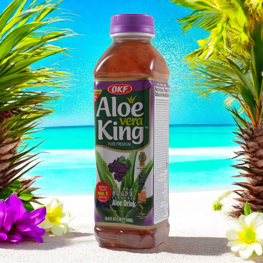 OKF Traubengeschmack Aloe Vera Getränk zzgl. 25cent Pfand, EINWEG 0,5l