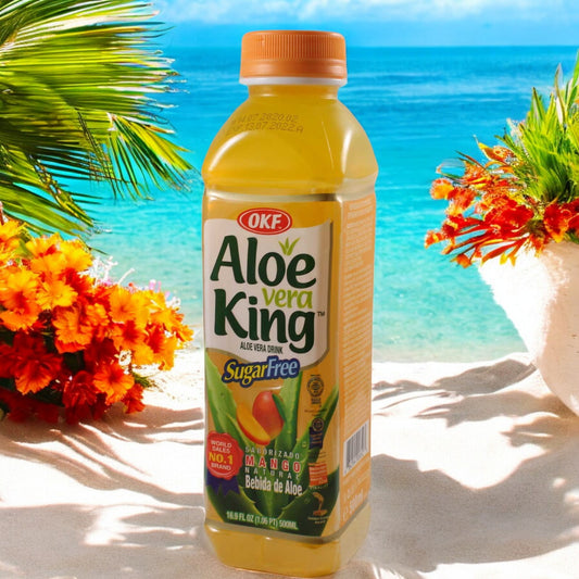 OKF Mango Aloe Vera Getränk zzgl. 25cent Pfand, EINWEG, ohne Zucker 0,5l