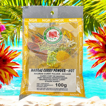 NGR Madras Currypulver scharf 100g