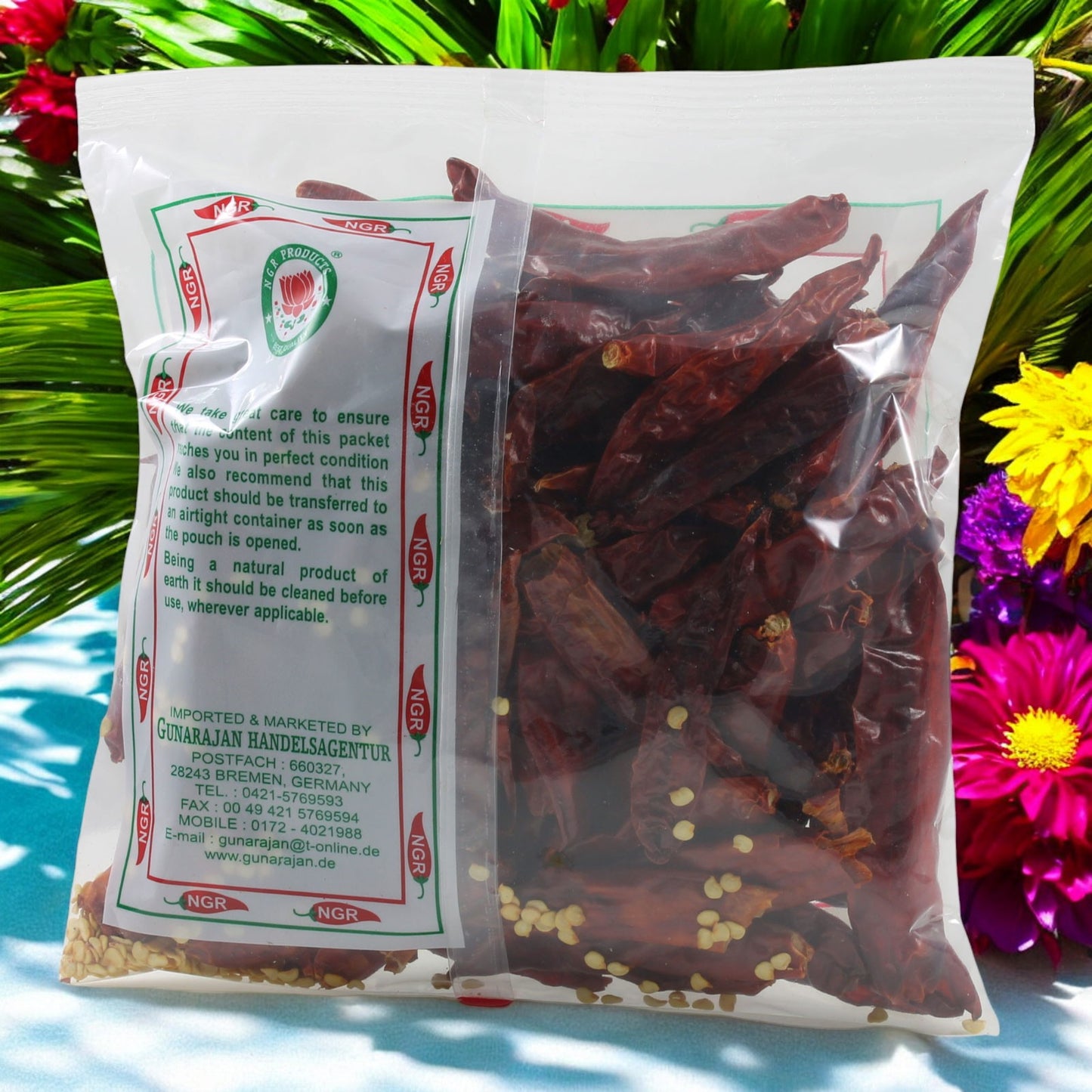 NGR Chili getrocknet, scharf, ganz 100g