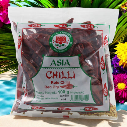 NGR Chili getrocknet, scharf, ganz 100g