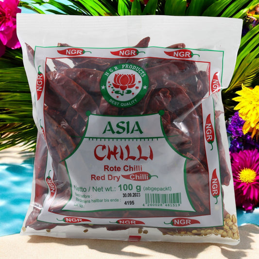 NGR Chili getrocknet, scharf, ganz 100g