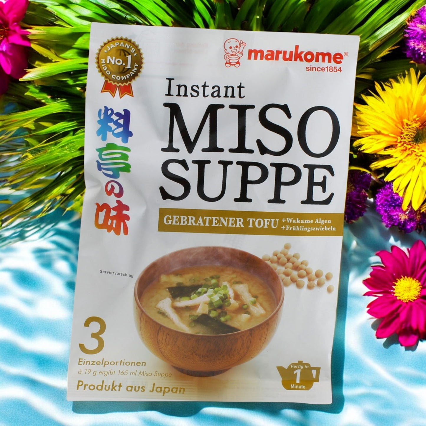 Marukome Instant Miso Suppe gebratener Tofu 57g