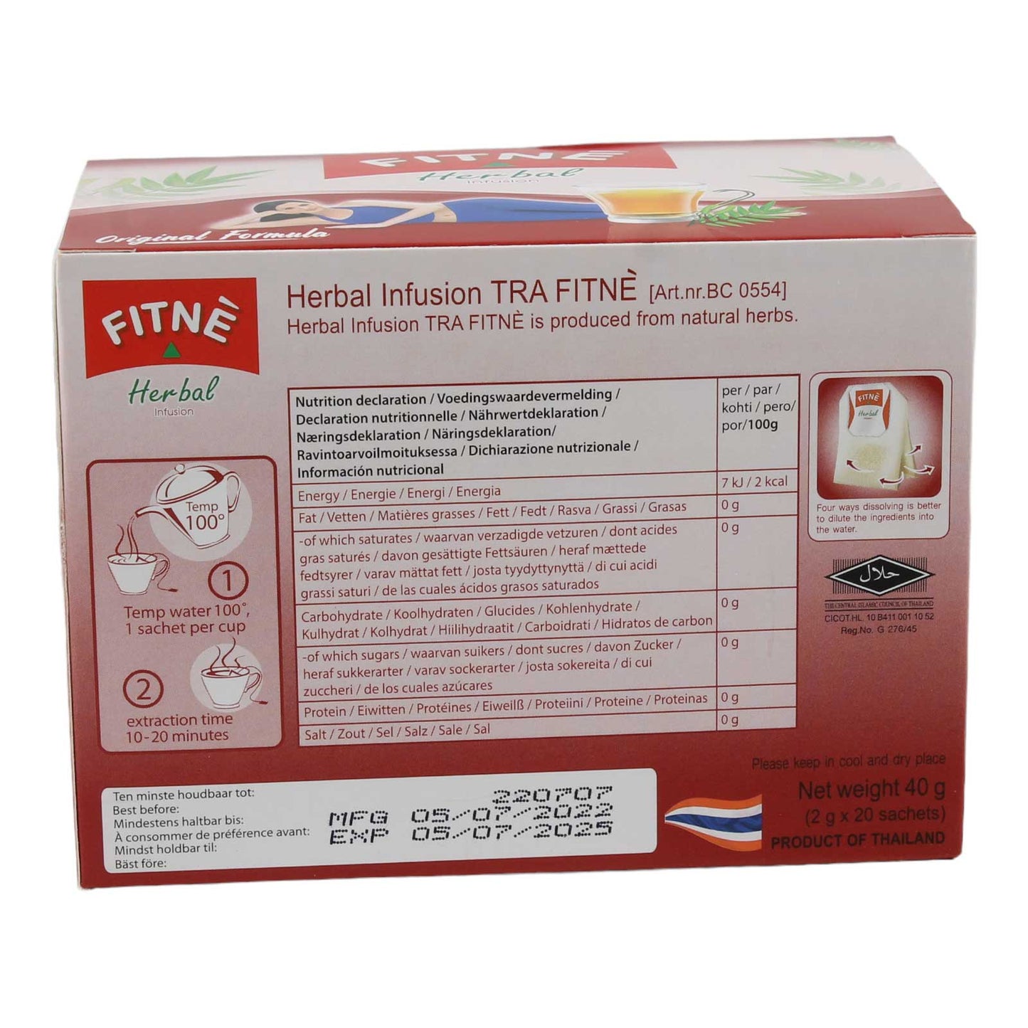Fitne Herbal Infusion Senna 40g