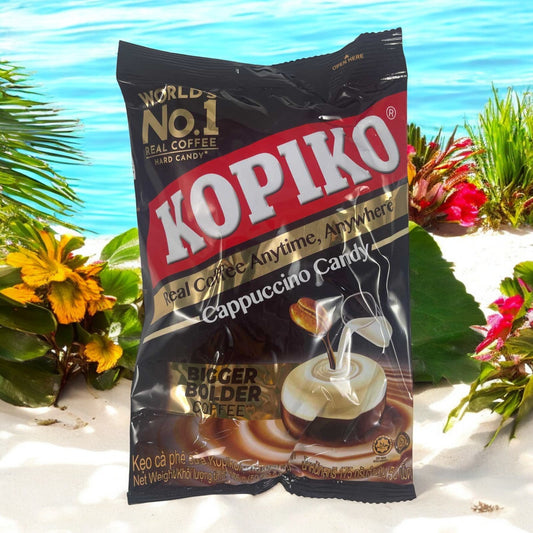 100x Original Kopiko Cappuccino Kaffee Bonbons, Kaffeebonbons aus Thailand 350g
