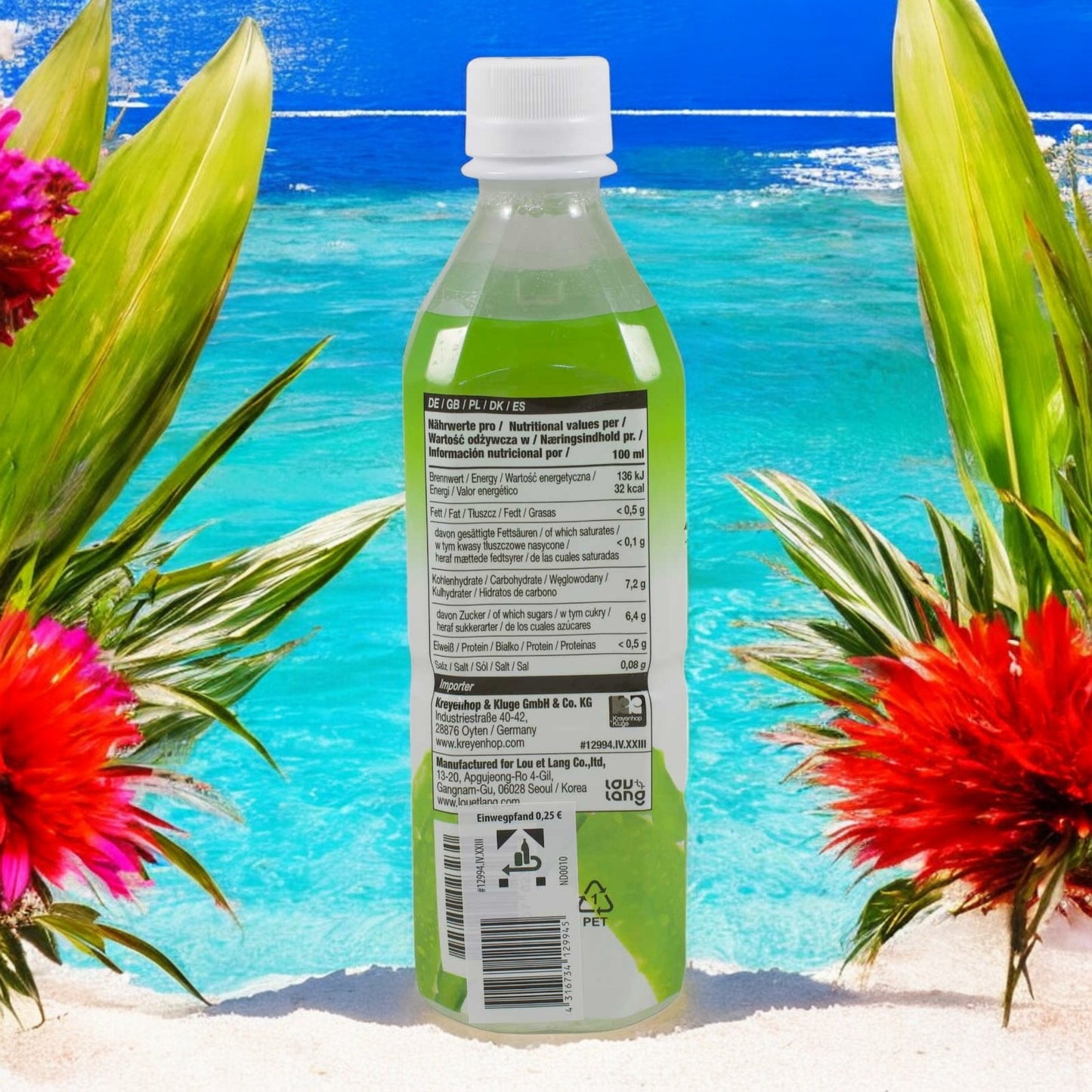 allgroo Original Aloe Vera Getränk zzgl. 25cent Pfand, EINWEG 500ml