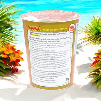 MAMA Tom Yum Garnelen Creamy Instant Nudeln im Becher 70g