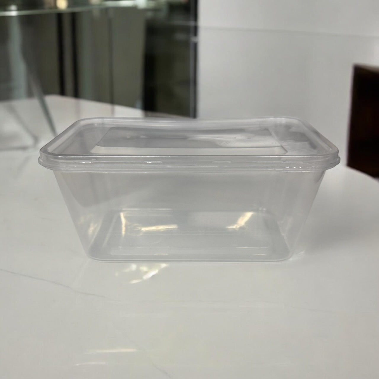 25x Fiesta Kunststoff Mikrowellenbehälter, Plastikdose, Gastronomie, Imbiss 1l
