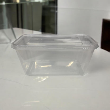 25x Fiesta Kunststoff Mikrowellenbehälter, Plastikdose, Gastronomie, Imbiss 1l