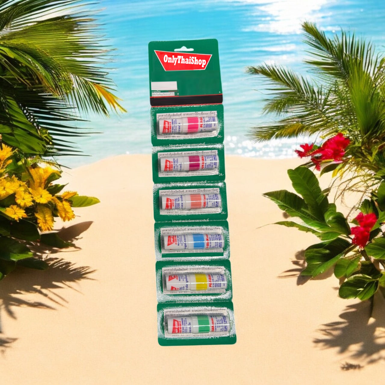 Poy-Sian pack of 6 smelling pens, menthol pens